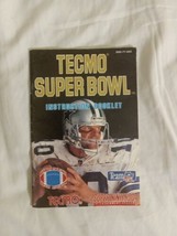 Tecmo Super Bowl Super Nintendo SNES Instruction Manual Booklet Only - £9.59 GBP