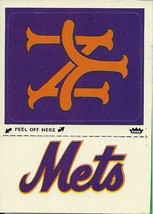 1982 Fleer Large Team Logos Mets - £0.79 GBP