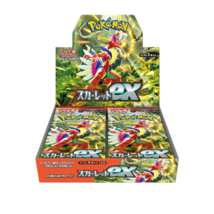 Psl Carte Pokemon Écarlate &amp; Violet Ex Booster sv1S 1 Boîte Japonais Vert - £82.89 GBP