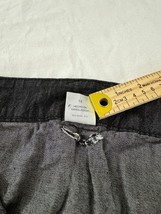 Time & Tru Women's Black Cotton Full Button Front Tiered Skirt Size 12 Waist 32" image 7