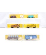 6 Atlas N Scale Freight Cars 2 Ore, 1 Boxcar, 2 Caboose &amp; 1 Gondola With... - $40.58 CAD