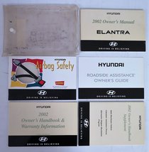 2002 Hyundai Elantra Owners Manual [Paperback] Hyundai - $20.92