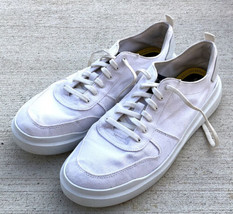 Cole Haan GrandPro Rally Womens Sz 11B Optic White Canvas Shoes Sneakers... - $29.69