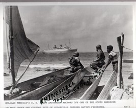 Photographs Ship - S. S. Nieuw Amsterdam Vintage Photograph Holland America&#39;s   - £2.39 GBP