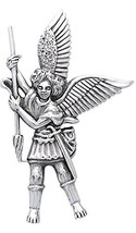 Jewelry Trends Sterling Silver Michael the Archangel Angel Pendant - £39.62 GBP