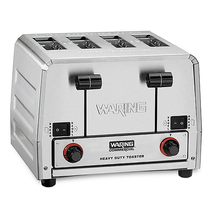 Waring (WCT708) Four-Compartment Pop-Up Toaster, Silver - $220.01