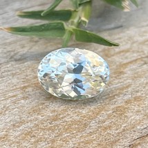 Loose Pale Yellow Sapphire | Oval Cut | 7.65x5.51 mm | 1.53 Carat | Ceylon Sapph - £565.00 GBP