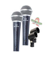 Dynamic Vocal Microphones with Clips (2 Pack) FAT TOAD - Cardioid Handhe... - £24.34 GBP