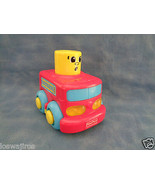 Fisher Price 2009 Mattel Red Truck Figure Lights &amp; Sounds - $3.31