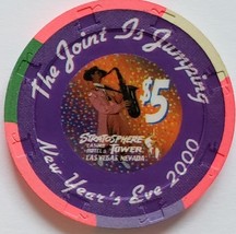 Stratosphere Las Vegas, NV The Joint is Jumping 2000 Ltd Edition $5 Casino Chip  - $14.95