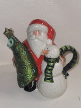 The Sakura Table Zulouf Designs Christmas santa pitcher &quot;Santa&#39;s Gifts&quot; - £11.67 GBP