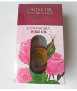 100% Pure Natura Bulgarian Rose OIL Wooden Muskal Gift Otto Rosa Damasce... - £27.22 GBP