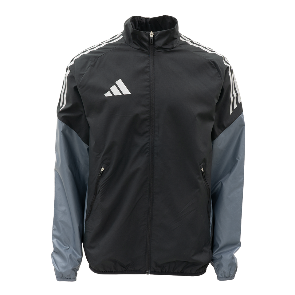 Adidas Windbreaker Jacket Men&#39;s Football Sports Training Top AsiaFit NWT... - $74.61
