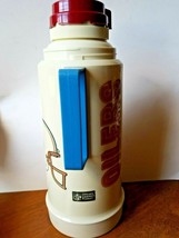  Vintage Officially Licensed NFL Houston Oilers King Seeley 1 Liter Thermos 2505 - £19.92 GBP