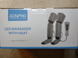 Renpho Leg Massager w/ Heat RP-ALM070H. Factory-sealed. Nib. - £55.02 GBP