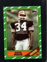 1986 Topps #188 Kevin Mack Nmmt (Rc) Browns *X97125 - £4.22 GBP