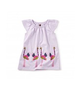 Tea Collection Baby Dress Ostriches 3M - 6M Infant Girl Light Purple Spr... - £23.97 GBP