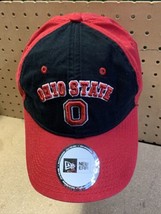 Ohio State Buckeyes OSU Cap Hat Adjustable Red NEW ERA - £11.20 GBP