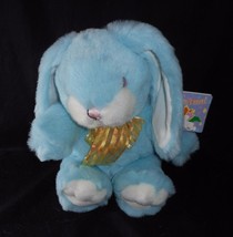 12" 2000 Kids Of America Blue & White Bunny Rabbit Stuffed Animal Plush Toy Tag - $23.75