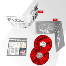 FLCL Vinyl Record Soundtrack Vol 1 The Pillows 2 x LP Anime Red Black Splatter - £63.94 GBP