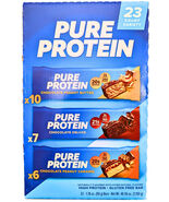 Pure Protein Bars Gluten Free Chocolate Variety Pack 23 Count EXP 01/2027 - $38.02