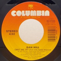 Dan Hill &amp; Vonda Shepard 45 Can&#39;t We Try / Pleasure Centre EX / VG++ D4 - £3.10 GBP