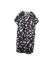 NOS Vintage 70s Womens 2XL Maternity Natural Muumuu Dress Gown Fish Prin... - £26.87 GBP