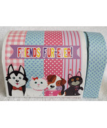 Valentines Cardboard Mailbox - Friends Fur-Ever - $7.00