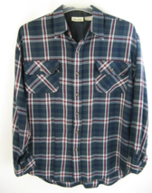 Alpine Ridge Men&#39;s Acrylic Flannel Shirt in a Roomy Size Large - £7.44 GBP