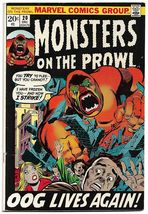 Monsters On The Prowl #20 (1972) *Marvel Comics / Cover Art By Gil Kane* - £4.69 GBP