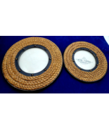 LA REATA COLLECTION PHOTO FRAME SET, POLYRESIN, Rope look  or Nautical look - $22.95