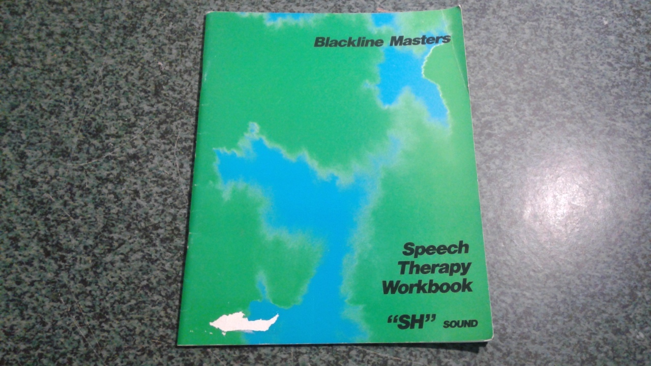 BLACKLINE MASTERS SPEECH THERAPY WORKBOOK, SH SOUND - $10.99
