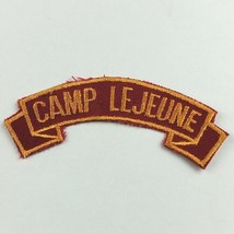 MARINE CORPS CAMP LEJEUNE MILITARY EMBROIDERED USMC RED SHOULDER ROCKER ... - $9.50