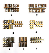 Plastic Clock Markers Self Adhesive - Hot Stamped - Gold - £10.14 GBP