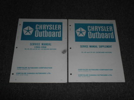 1966 67 68 69 70 71 72 Chrysler 35 45 50 55HP Service Shop Repair Manual... - $50.09
