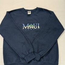 Gildan Heavy Blend MAUI HAWAII Men's Blue Cotton Blend Pullover Sweatshirt Small image 13