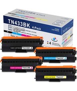 *4 PACK* - BROTHER TN433K TN433C TN433M TN433Y HIGH YIELD TONER CARTRIDG... - $802.65 MXN