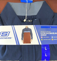 Skechers Mens Skechwave 4-way Stretch Rain Thermic 1/4 Zip Jacket - £16.77 GBP