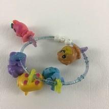Squinkies Animal Surprise Charm Bracelet Child Jewelry Pig Dog Elephant Toy Lot - $15.79