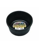 Little Giant Heavy Duty Rubber Tub Durable Rubber Feed Pan, Perfect for ... - $20.79