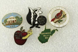 Vintage Sports Womens BOWLING Association Pins Lot Enamel Metal WBA VA WV - $17.83