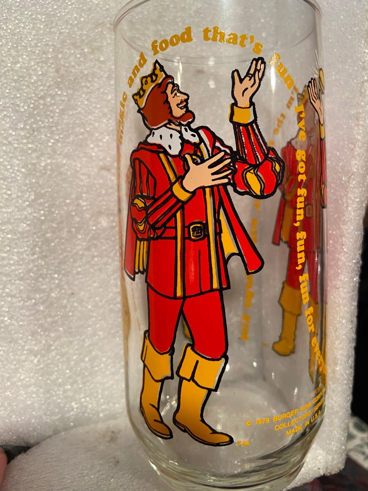 1979 Burger King 6&quot; Glass *Pre-Owned/Nice* SDT1 - $14.99