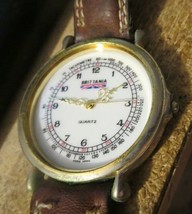 Vintage Brittania model BM104 men&#39;s quartz watch with tachymetre - £7.41 GBP