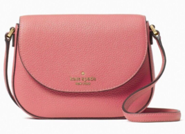 Kate Spade Leila Mini Flap Crossbody Dusty Orange Leather WLR00396 NWT $239 FS Y - £77.08 GBP