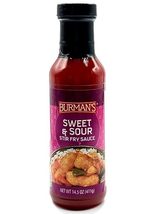 Burman&#39;s Sweet &amp; Sour Stir Fry Sauce, Case Of 4 Included - £10.99 GBP
