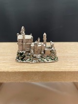 Neuschwanstein German Castle Souvenir Mini Castle Pewter Chrome Plated - £15.22 GBP