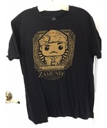 POP Movies Akeem Joffer Prince of Zamunda T-Shirt Sz Large Black Gold 20... - £11.10 GBP