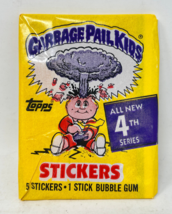 1986 Topps Garbage Pail Kids Original 4th Series 4 OS4 Card Wax Pack GPK Sealed - £14.96 GBP