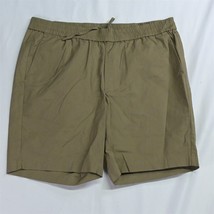 Ash &amp; Erie Medium x 7&quot; Khaki Cotton Drawstring Thighs Out Mens Chino Shorts - $34.99