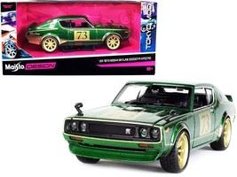 1973 Nissan Skyline 2000GT-R (KPGC110) #73 Green Metallic with Gold Stripes &quot;To - £32.62 GBP